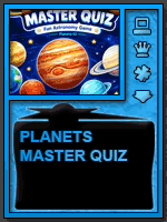 Planets Master Quiz - Fun educational games for kids. Free interactive learning games, classroom tool, and fun homework.