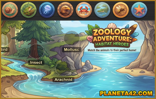 Animal Kingdom Puzzle - Free online educational tools