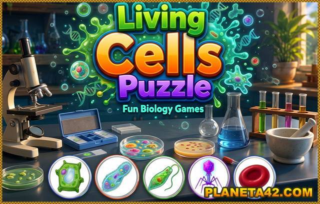 Living Cells Puzzle - Free online educational tools