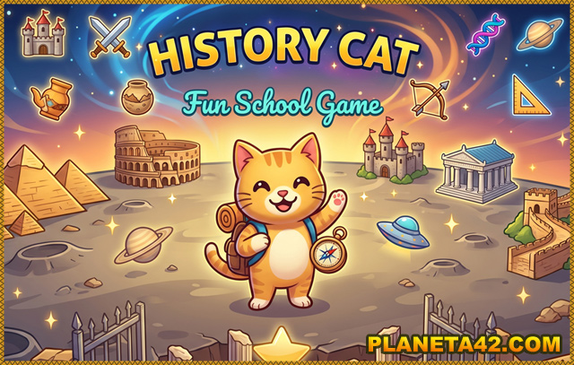 History Cat Arcade Game