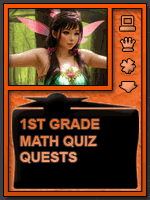 1st Grade Fruits Quest Math Quiz