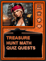 Treasure Hunt Math Quiz