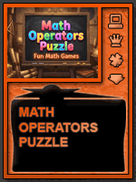 Math Operators - Fun educational games for kids. Free interactive learning games, classroom tool, and fun homework.