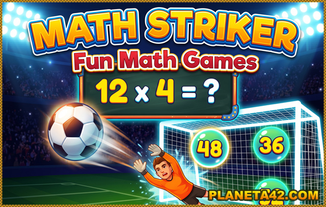 Math Striker: Penalty Shootout - Free online educational tools